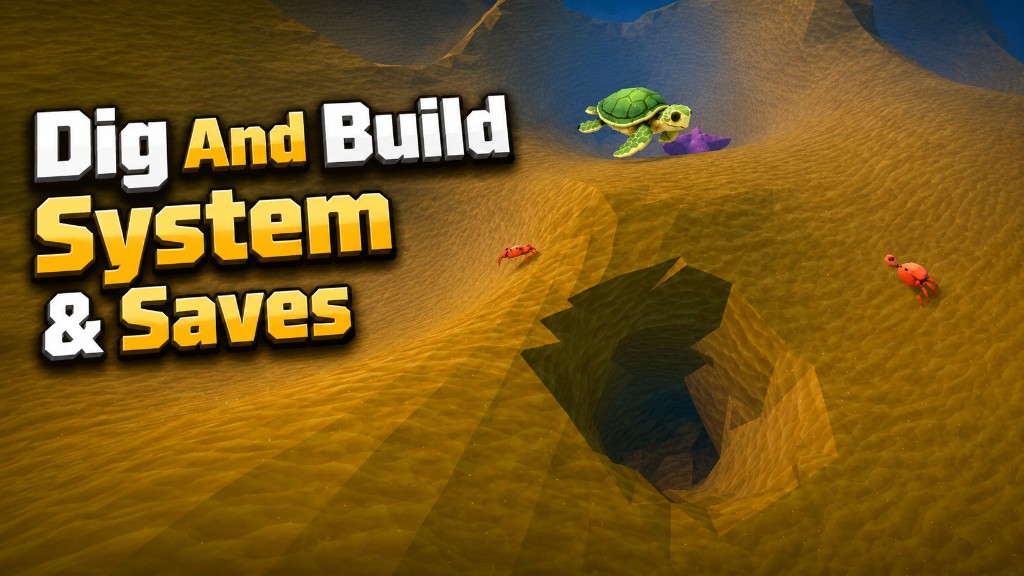 Dig and build system with saves