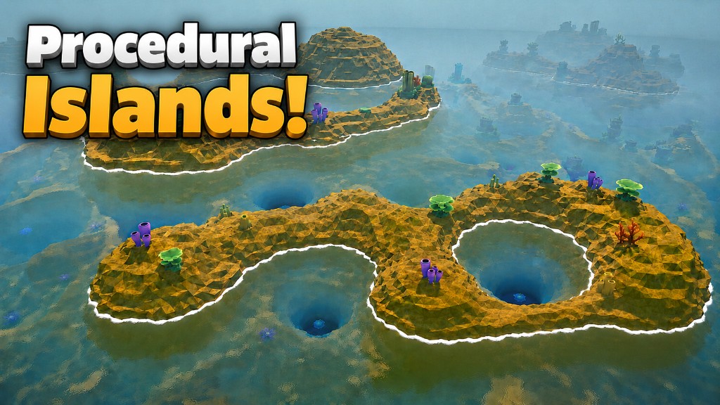 Procedural islands generation